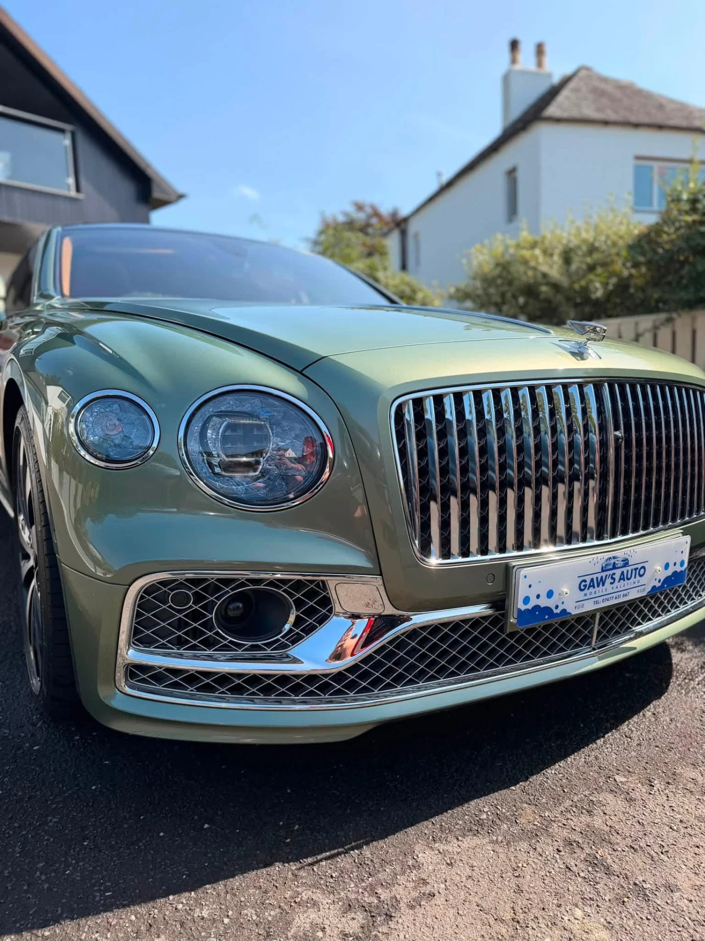 Bentley front exterior valeted by Gaw’s Auto in Ayrshire